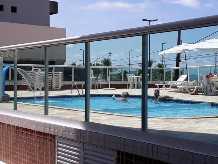 Apartmán Frente Mar Piscina Churrasqueira Wifi Garagem Portaria 24Hs Solemar Exteriér fotografie